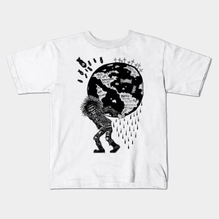 The Weight of the World Kids T-Shirt